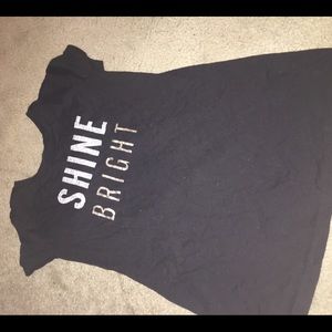 ‘Shine Bright’ Black Tee